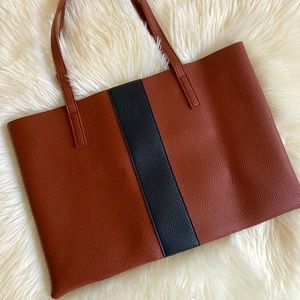 Vince Camuto Leather Tote 🤎🖤